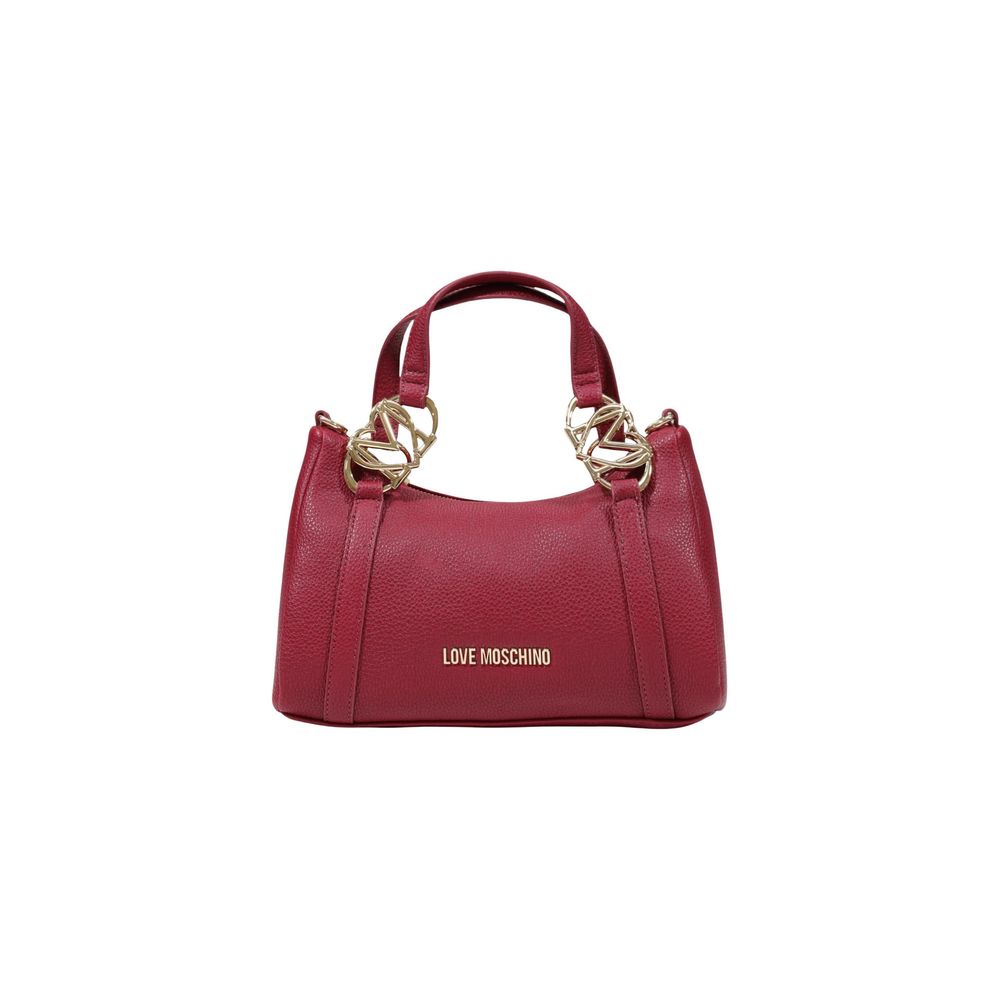 Small Evening Handbag by Love Moschino for women in pebbled poly leather gold & purple presents a ornamental silhouette, showcasing a secure zipper, ample , and versatile handle for a ornamental finish.
