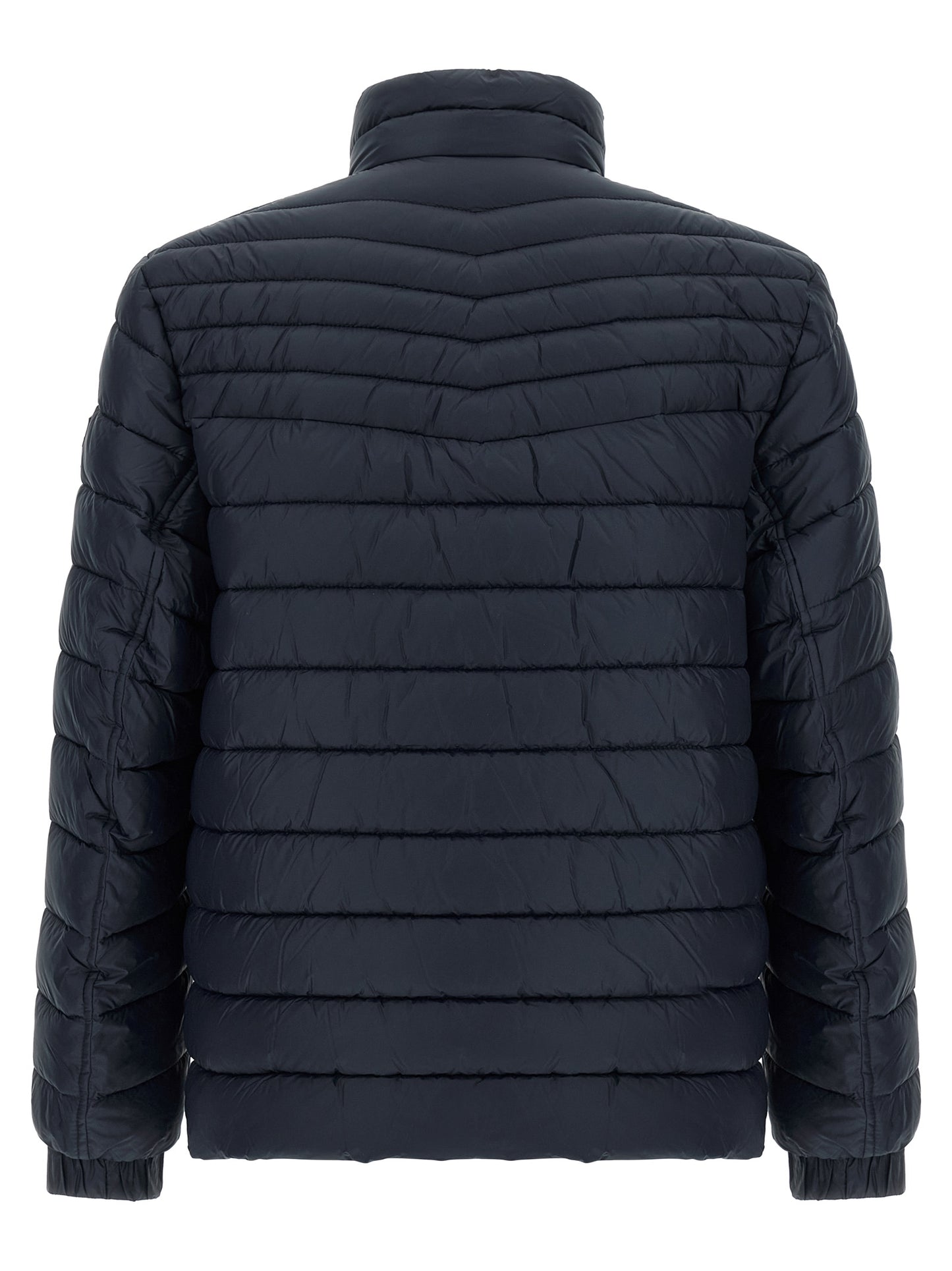 Puffer Jacket by Hugo Boss for men in polyamide navy features a city-ready silhouette, detailed with insulated and a city-ready high-neck neckline.