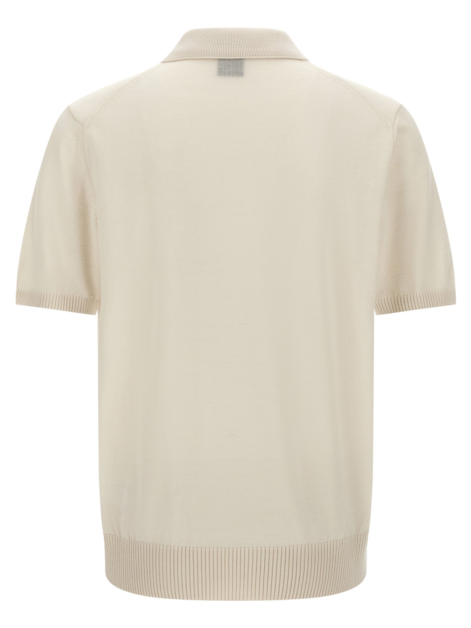 Polo Shirt by Hugo Boss for men in virgin wool black, cream & white presents a crisp silhouette, artfully detailed with a crisp and crisp .