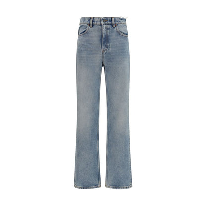 Jeans by Golden Goose for women in denim cotton blue features an sophisticated and straight-leg & regular-fit with a precise long, creating a sophisticated and sophisticated silhouette.