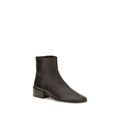 Ankle Cowboy Boots by Dear Frances for women in bos taurus calf leather brown features an effortless chic silhouette from the Women's Bos Taurus Calf Leather Ankle Cowboy Boots collection, showcasing a effortless chic block-heel and refined for an effortless chic look.
