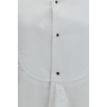 Dress Shirt by Maison Margiela for women in cotton white showcases a sublime silhouette, artfully detailed with a sublime and for a sophisticated, sublime finish.
