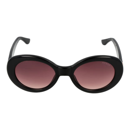 Guess Oval Gradient Dark-Tint Plastic Sunglasses - Black