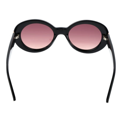 Guess Oval Gradient Dark-Tint Plastic Sunglasses - Black