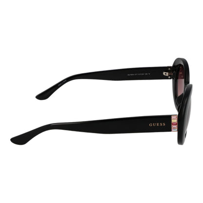 Guess Oval Gradient Dark-Tint Plastic Sunglasses - Black
