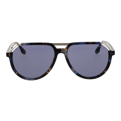 Trussardi Aviator Non-Polarized Dark-Tint Stainless Steel & Acetate Sunglasses - Brown