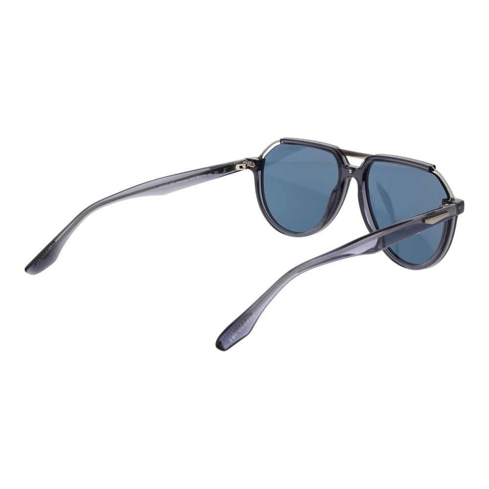 Trussardi Aviator Non-Polarized Dark-Tint Stainless Steel & Acetate Sunglasses - Grey