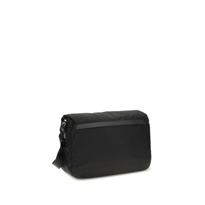 Flap Backpack by Prada for men in nylon black presents a versatile Nylon Flap Backpack design, showcasing a secure flap & zipper with ample and versatile shoulder-strap, backpack-strap & handle for a versatile finish.