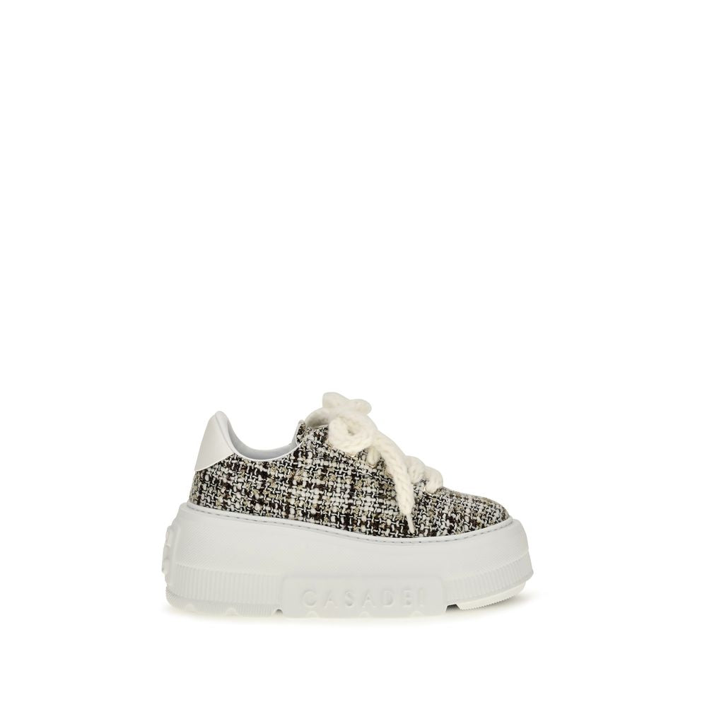 Sneakers by Casadei for women in fabric multicolor presents a on trend silhouette from the Nexus Women's Fashion Fabric Sneakers collection, showcasing a on trend fashion style for an elevated aesthetic.