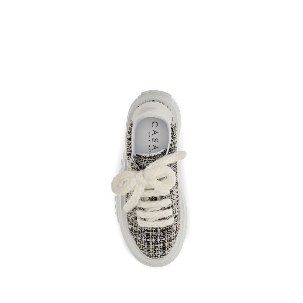 Sneakers by Casadei for women in fabric multicolor presents a sumptuous silhouette, artfully capturing the essence of the Nexus Women's Fashion Fabric Sneakers with its sumptuous fashion style design.