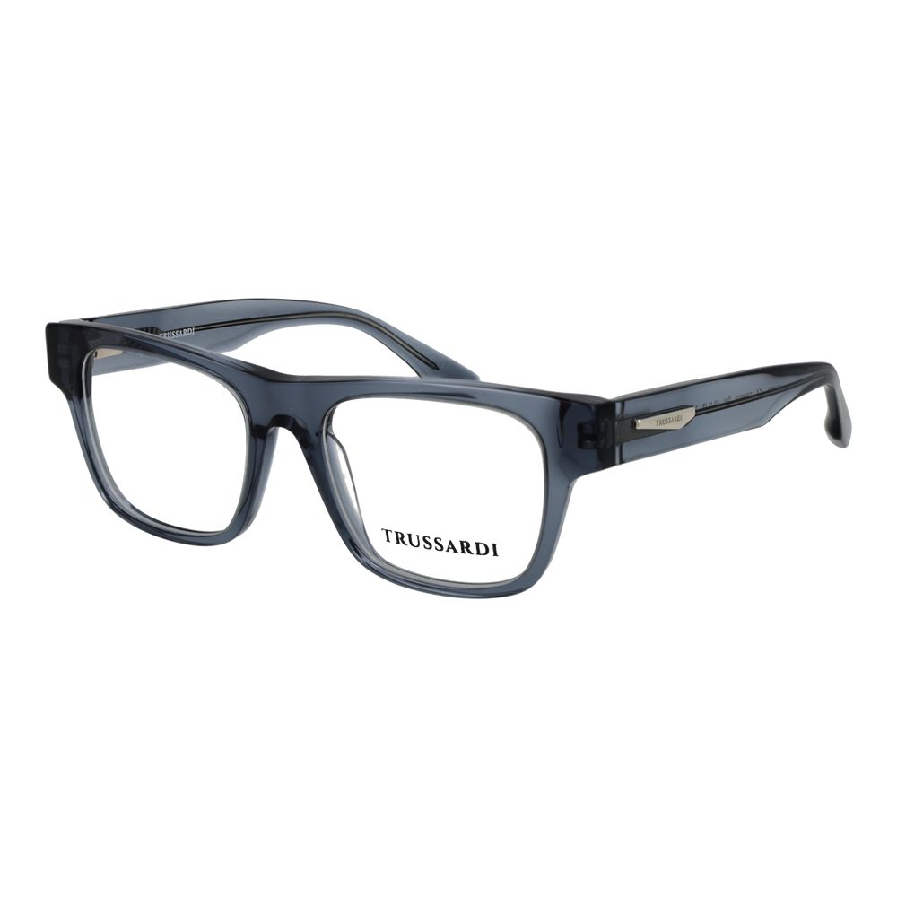 Eyeglasses Frames by Trussardi for men in and gray showcases a refined silhouette, detailed with a gray coloured frame finish and a sophisticated full-frame frame design.