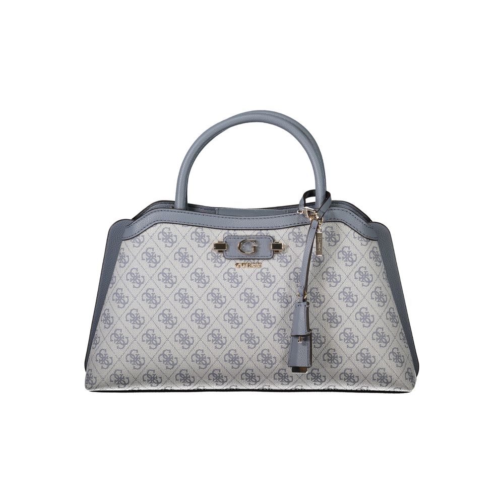 Handbag by Guess Jeans for women in polyurethane azzurro features a exquisite silhouette, showcasing a secure and exquisite built-in-compartments, document-holder & internal-pockets with versatile shoulder-strap, handle & adjustable-strap for a exquisite finish.