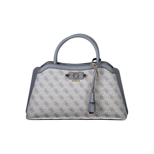 Handbag by Guess Jeans for women in polyurethane azzurro features a exquisite silhouette, showcasing a secure and exquisite built-in-compartments, document-holder & internal-pockets with versatile shoulder-strap, handle & adjustable-strap for a exquisite finish.