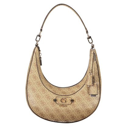 Handbag by Guess Jeans for women in polyurethane beige features a exquisite silhouette, showcasing a secure zipper and exquisite internal-pockets & cardholder with versatile detachable-strap & handle for a exquisite finish.