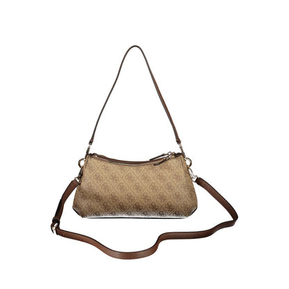This Mini Handbag by Guess Jeans for women in polyurethane and beige & print presents a sculptural silhouette featuring a secure , ample built-in-compartments & cardholder, and versatile adjustable-strap & handle for a sculptural finish.