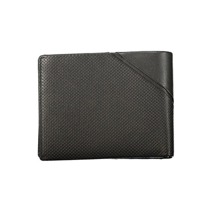 Cardholder Wallet by Guess Jeans for men in leather black presents a architectural silhouette from the Leather Cardholder Wallet collection, showcasing architectural card-organization coin-purse for a architectural finish.
