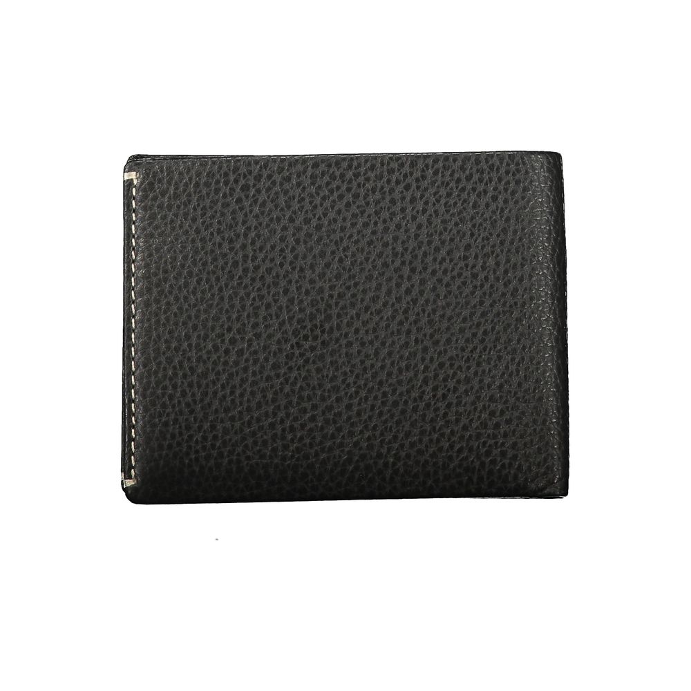 Cardholder Wallet by Guess Jeans for men in leather black features a streamlined silhouette, showcasing the streamlined Leather Cardholder Wallet design with sophisticated card-organization coin-purse for a premium look.