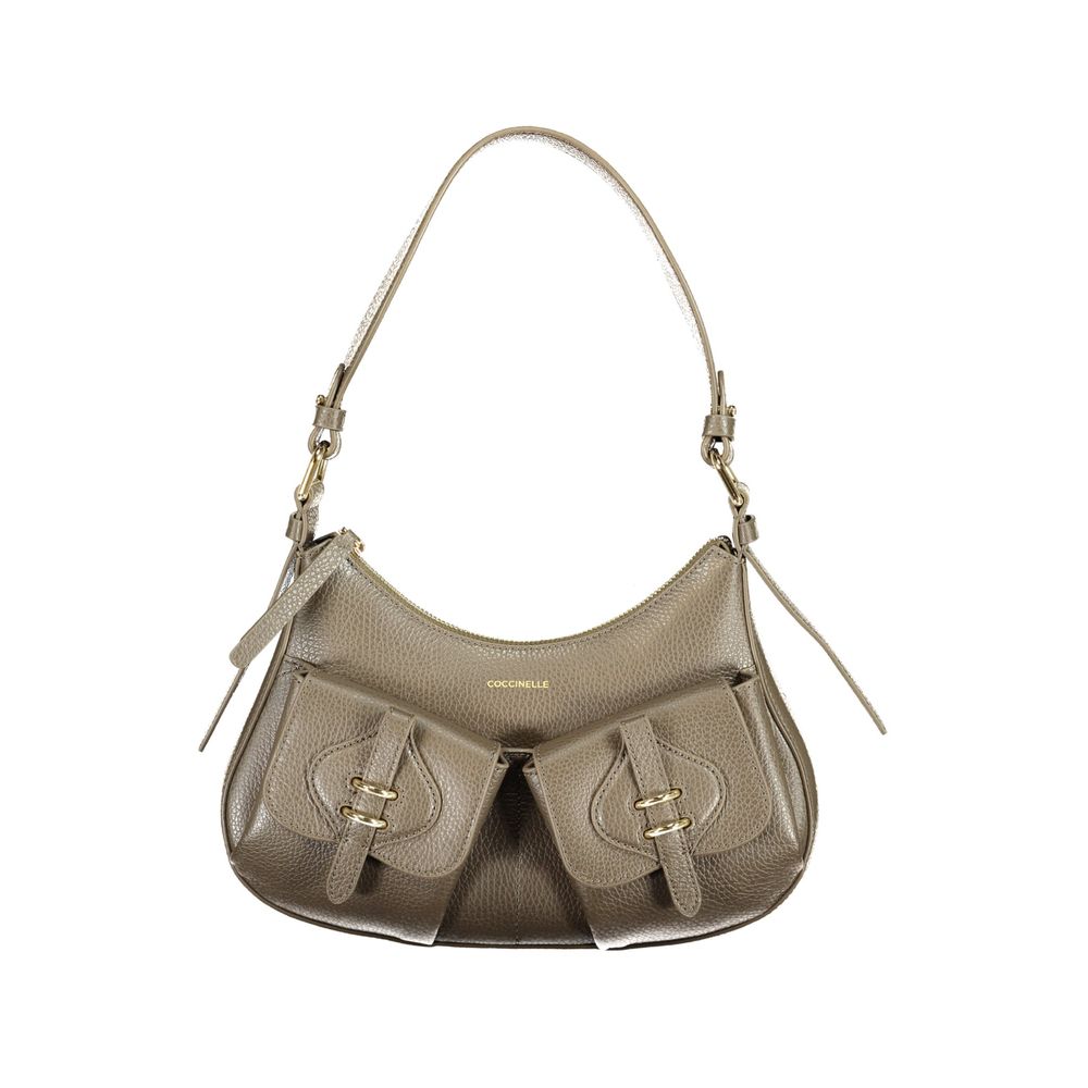Shoulder Handbag by Coccinelle for women in leather brown & print features a exquisite silhouette, showcasing a secure zipper & magnetic and exquisite external-pockets & internal-pockets with versatile shoulder-strap & handle for a exquisite finish.