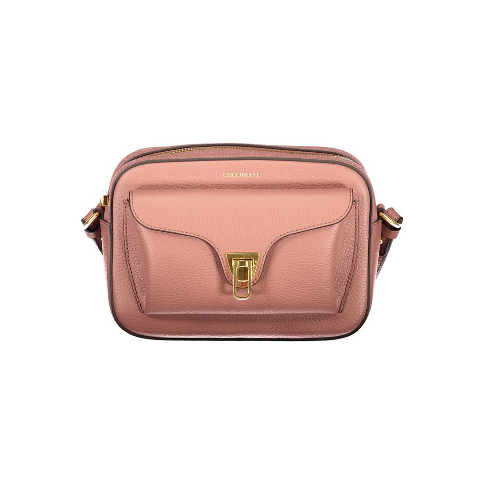 Coccinelle Beat Soft Leather Handbag - Pink Signature