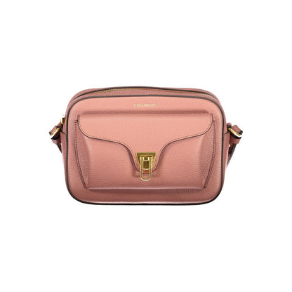 Coccinelle Beat Soft Leather Handbag - Pink Signature