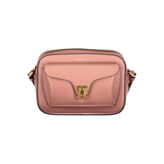 Coccinelle Beat Soft Leather Handbag - Pink Signature
