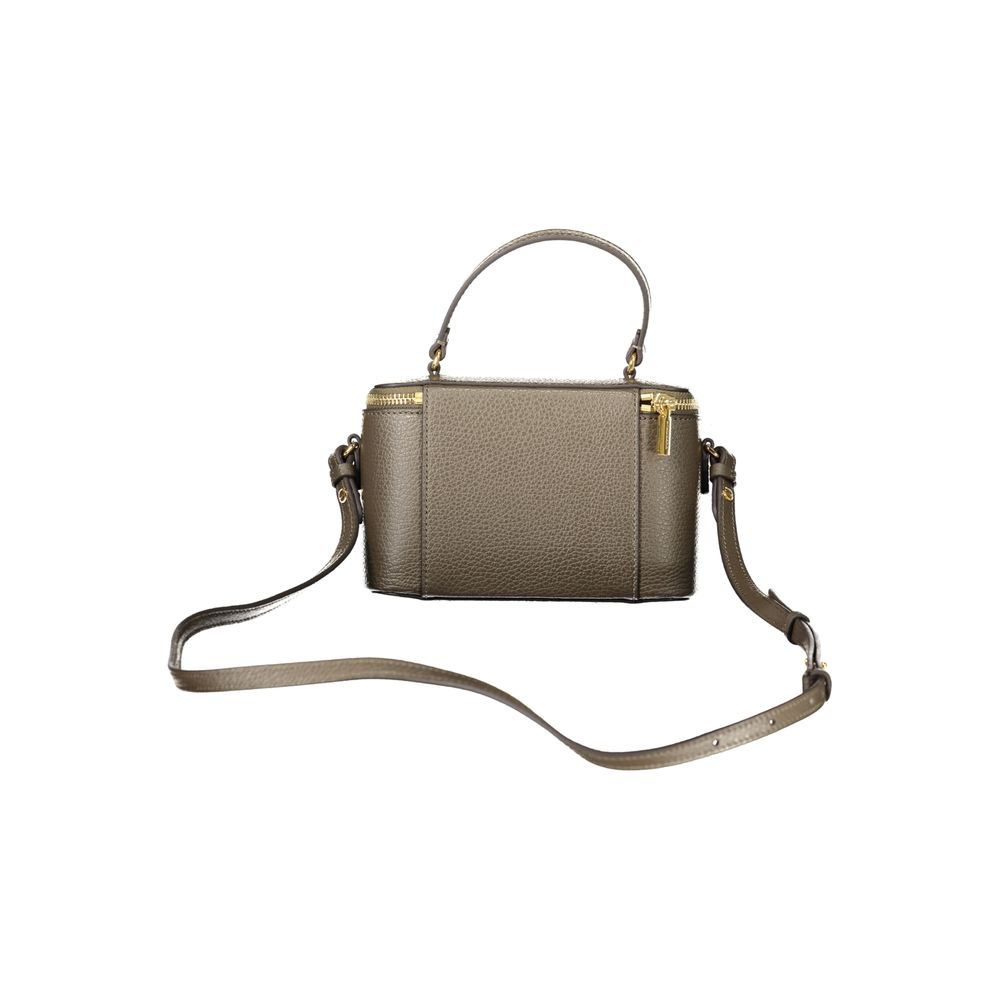 Coccinelle Beat Generation Leather Handbag - Brown Signature