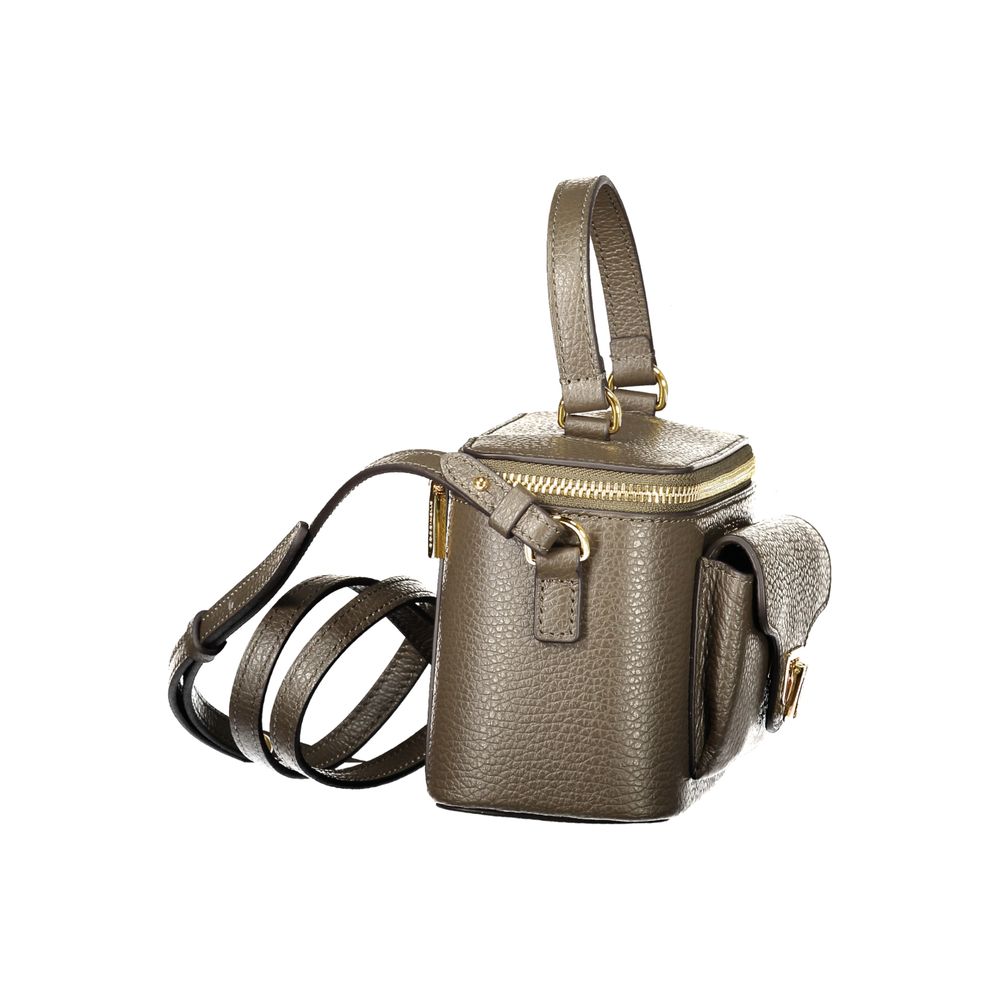 Coccinelle Beat Generation Leather Handbag - Brown Signature