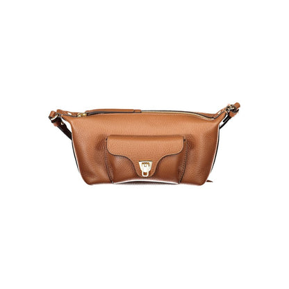 Evening Handbag by Coccinelle for women in leather brown features a exquisite silhouette, showcasing a secure zipper and exquisite external-pockets with versatile shoulder-strap & adjustable-strap for a exquisite finish.