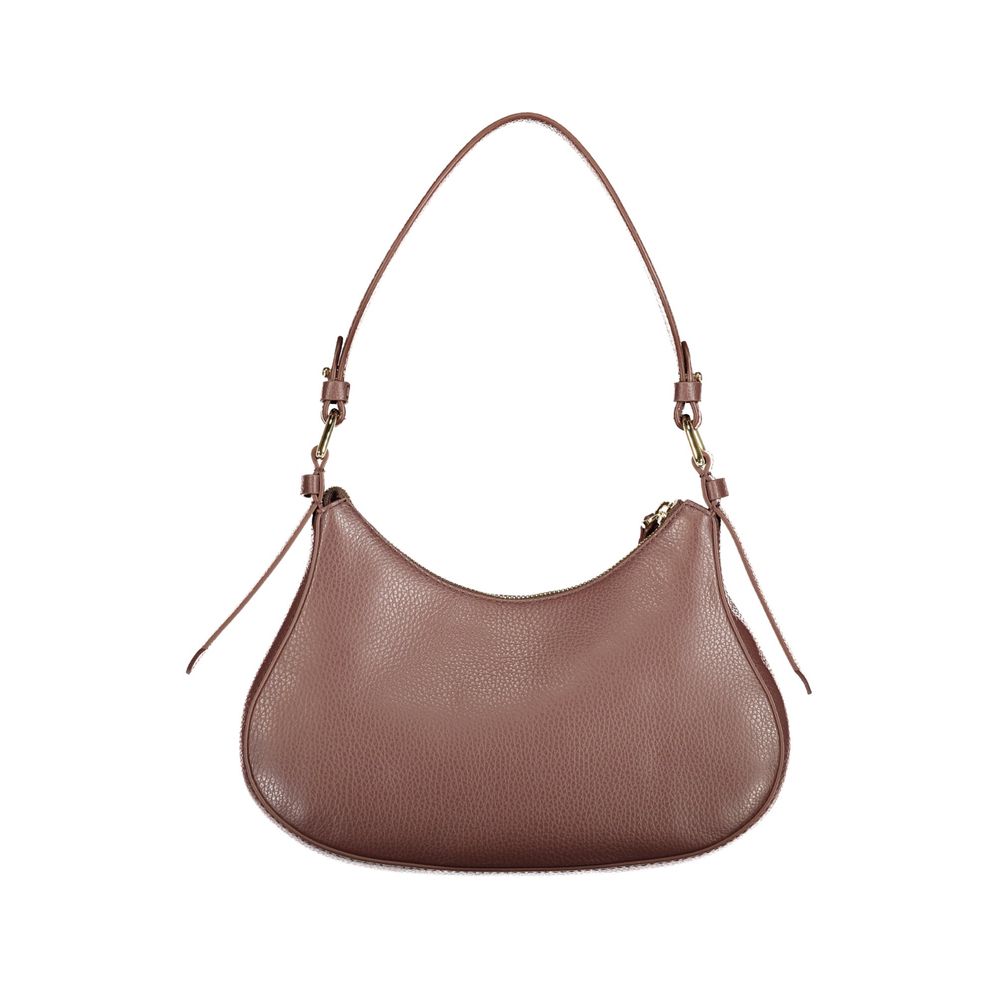 Shoulder Handbag by Coccinelle for women in leather brown & print presents a ornamental silhouette, showcasing a secure zipper & magnetic, ample built-in-compartments, external-pockets & internal-pockets, and versatile shoulder-strap & handle for a ornamental finish.