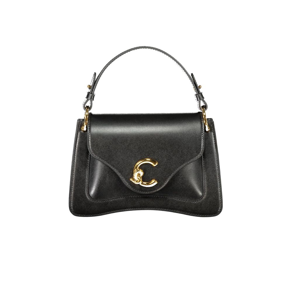 Coccinelle C Me Calf Leather Crossbody Handbag - Black Signature