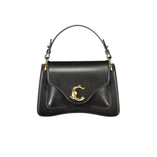 Coccinelle C Me Calf Leather Crossbody Handbag - Black Signature