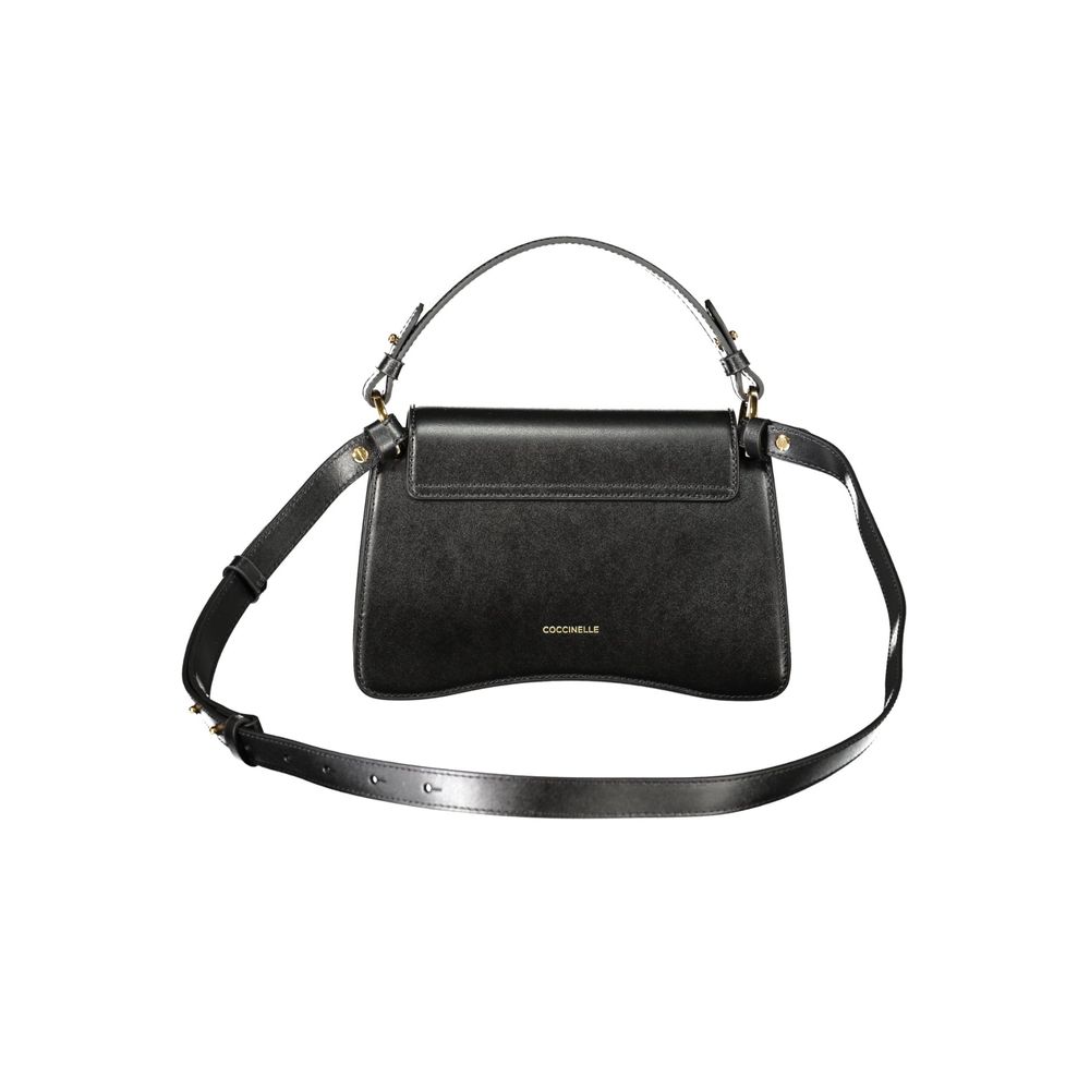 Coccinelle C Me Calf Leather Crossbody Handbag - Black Signature
