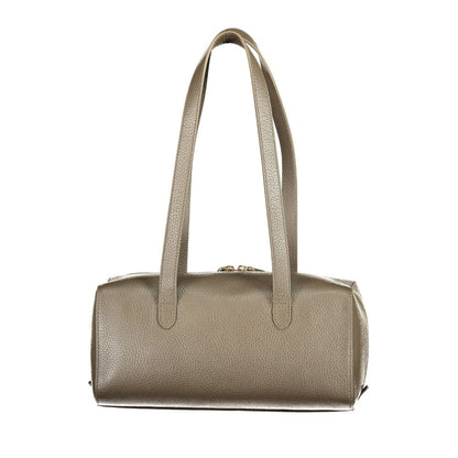 Handbag by Coccinelle for women in leather brown, signature & print presents a ornamental silhouette, showcasing a secure zipper & magnetic, ample external-pockets & internal-pockets, and versatile handle for a ornamental finish.