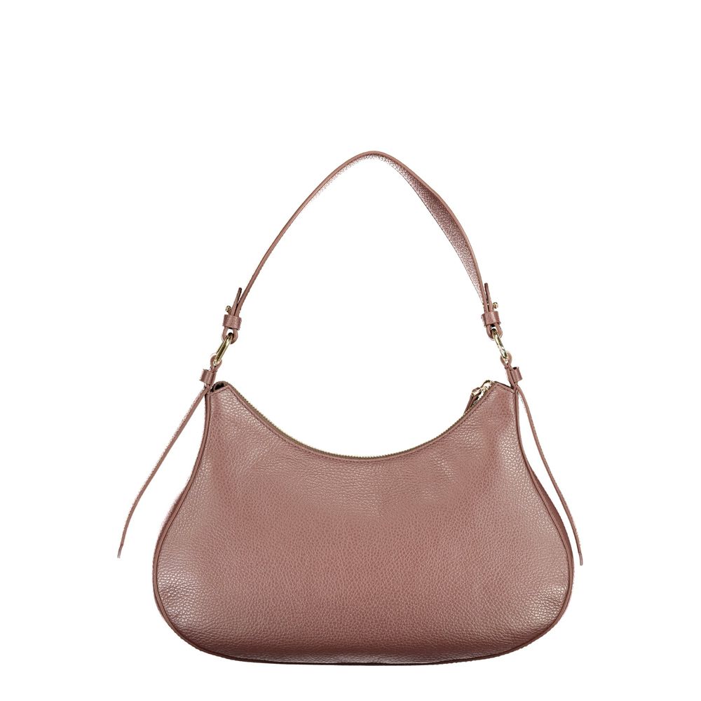 Shoulder Handbag by Coccinelle for women in leather brown & print presents a ornamental silhouette, showcasing a secure zipper & magnetic, ample external-pockets & internal-pockets, and versatile shoulder-strap & handle for a ornamental finish.