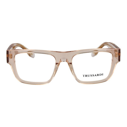 Eyeglasses Frames by Trussardi for unisex in acetate and orange showcases a refined silhouette, detailed with a coral coloured frame finish and a sophisticated full-frame frame design.