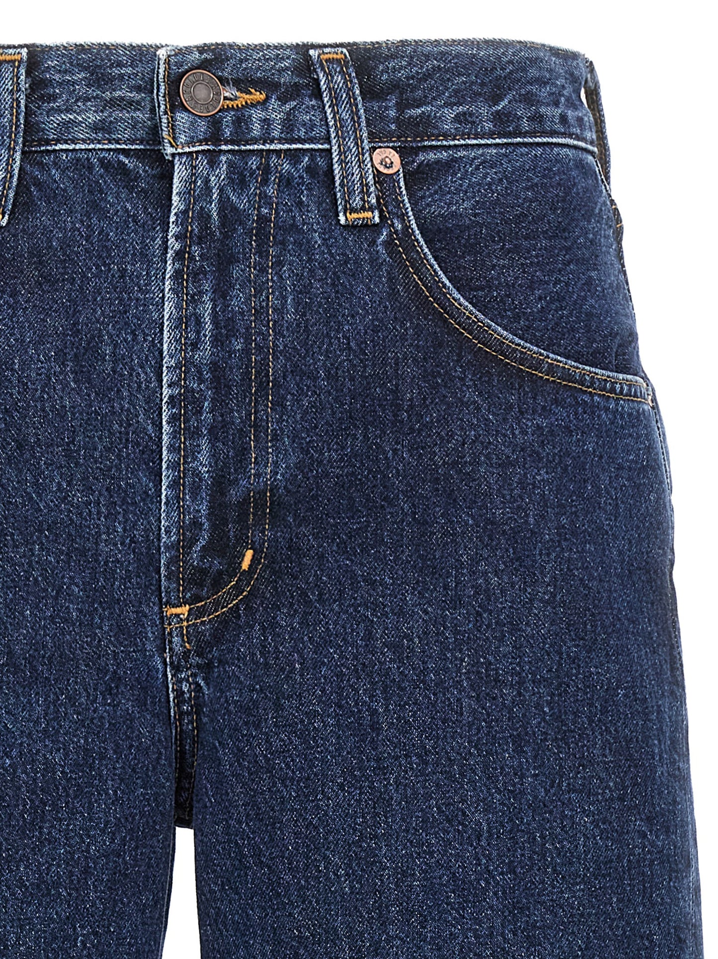 Jeans by Agolde for women in denim cotton blue & indigo features an sartorial wide and long with a cut for a sartorial finish.