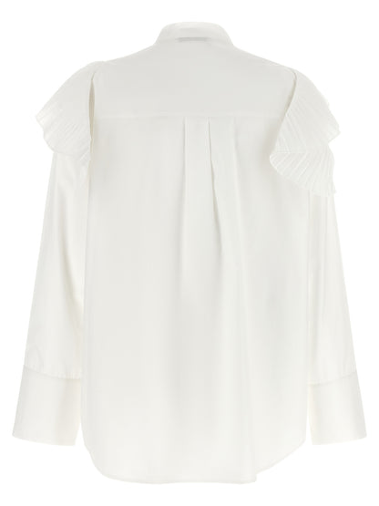 Blouse by Alberta Ferretti for women in cotton gold & white, featuring a nuanced and nuanced for a sophisticated finish.
