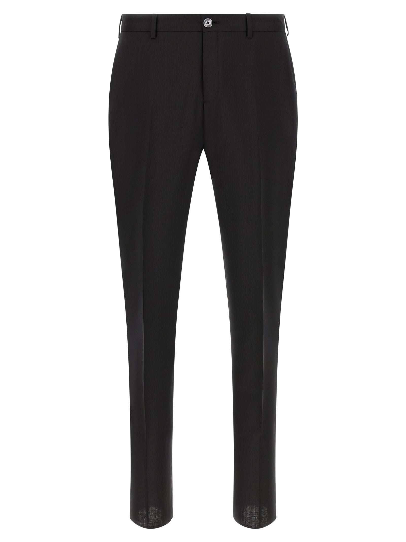 Pant Suit by Pal Zileri for men in satin wool black presents a sublime silhouette, showcasing a sophisticated and a sublime straight that exemplifies modern elegance.