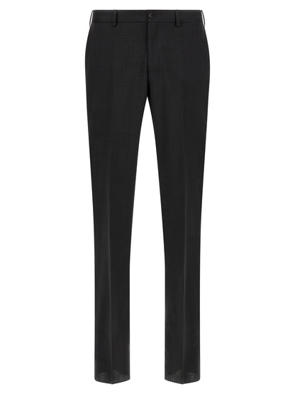 Pant Suit by Pal Zileri for men in wool gray showcases a sartorial silhouette, artfully detailed with a sophisticated and a sartorial for a refined, high-fashion aesthetic.