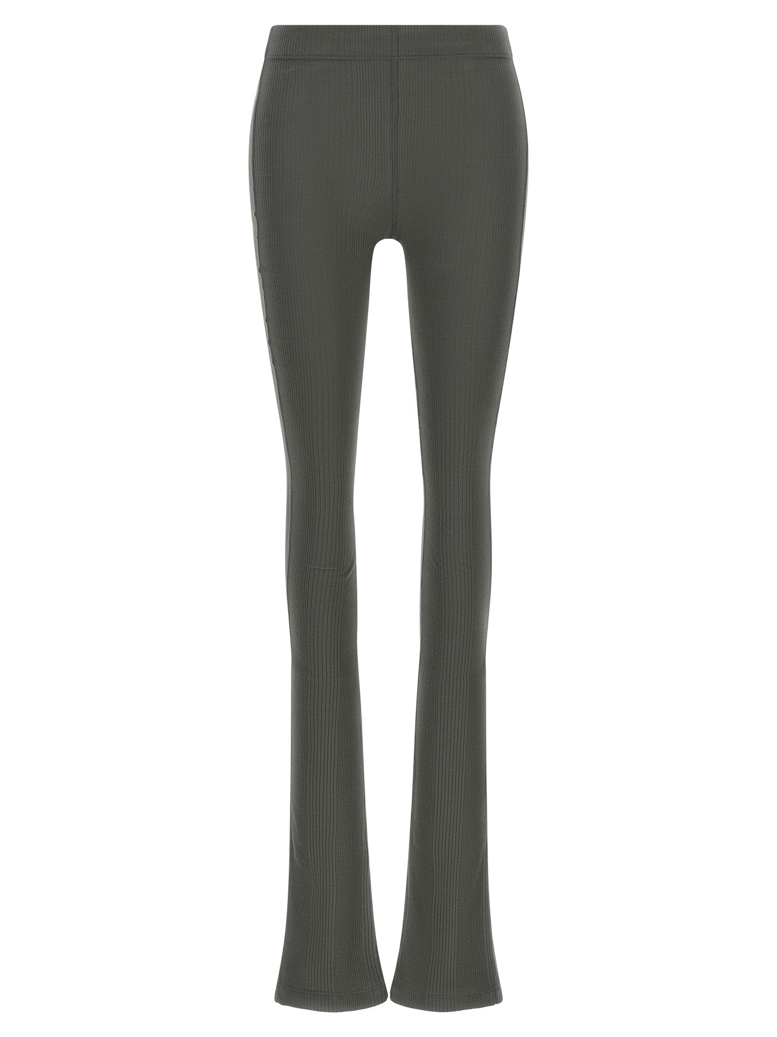 Trousers by Armarium for women in cotton gray presents a perennial silhouette, meticulously tailored with a flared cut, long finish, and an elegant .