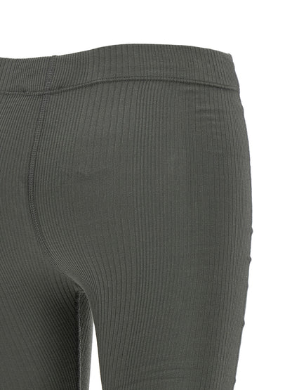 Trousers by Armarium for women in cotton gray features a artisanal silhouette, showcasing a sophisticated flared with a long and for a artisanal finish.