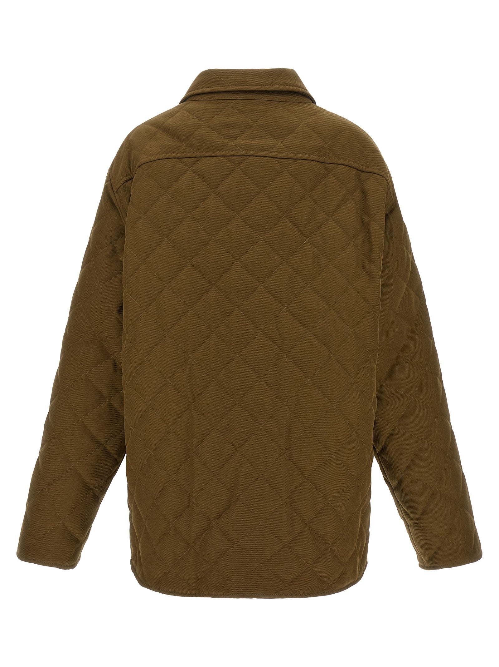 Windbreaker Jacket by A.P.C. for women in polyester & virgin wool bicolour, green & silver presents a resilient silhouette, artfully detailed with a sophisticated and functional pockets & windproof for a resilient finish.