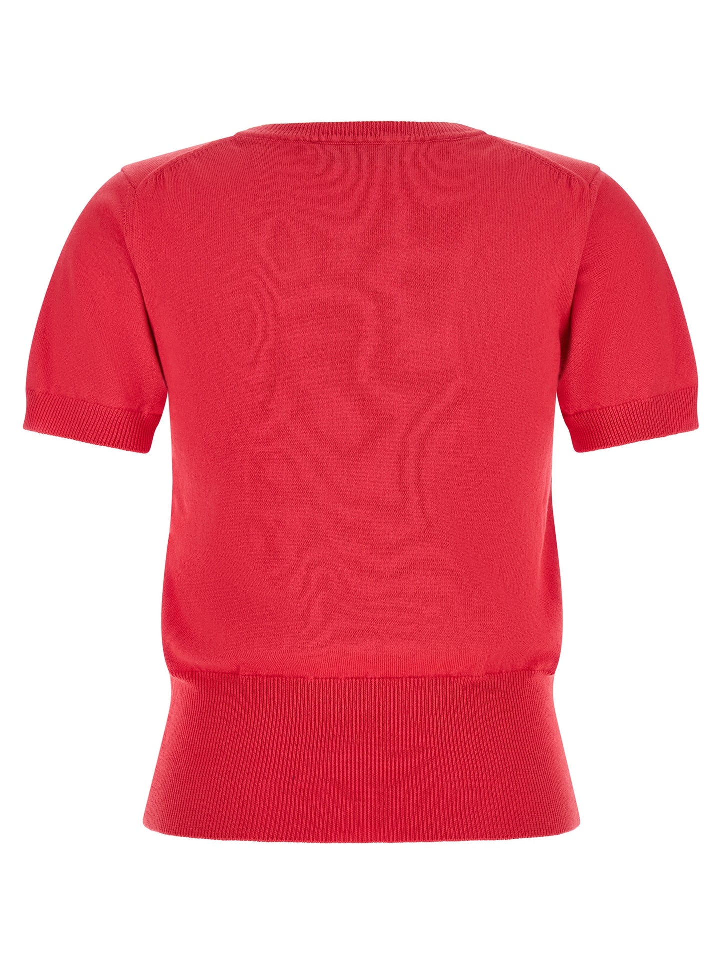 T-Shirt by Vivienne Westwood for women in cashmere cotton blend multicolor & red features an on trend silhouette, perfectly showcasing a on trend and for an elevated aesthetic.