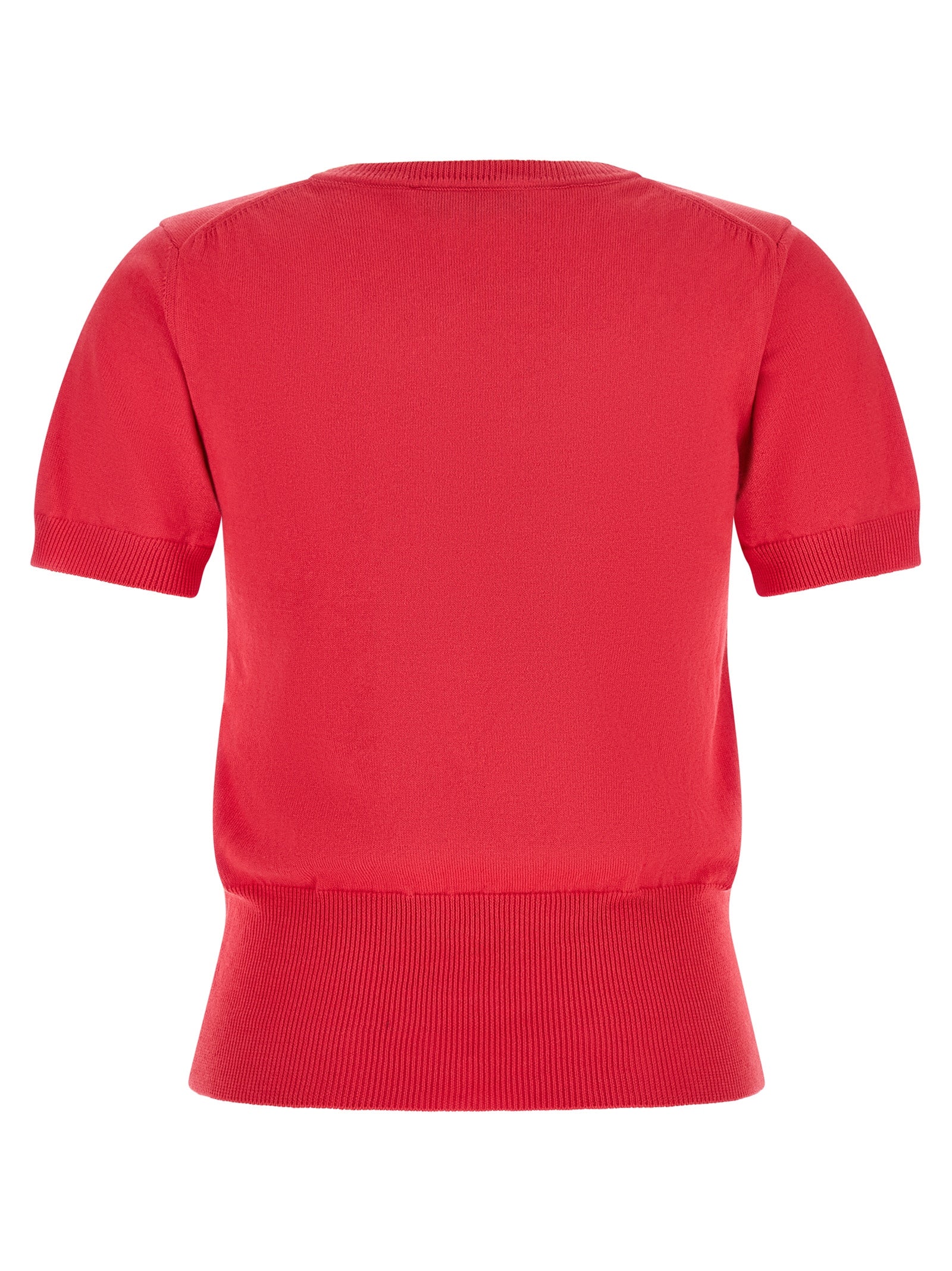 T-Shirt by Vivienne Westwood for women in cashmere cotton blend multicolor & red features an on trend silhouette, perfectly showcasing a on trend and for an elevated aesthetic.