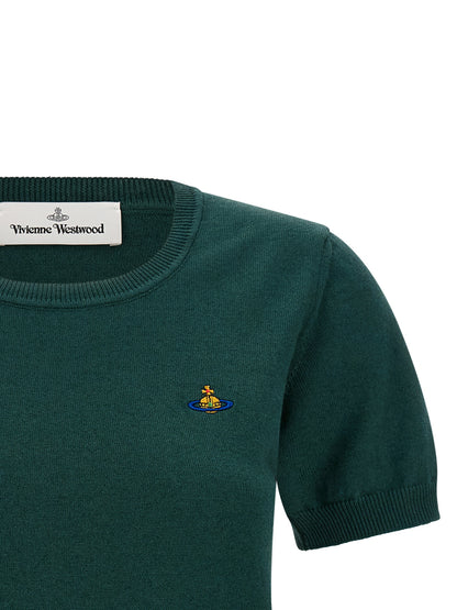 Shirt by Vivienne Westwood for women in cashmere cotton blend bicolour, green & patterned features an polished silhouette, showcasing a sophisticated and detail for a truly polished finish.