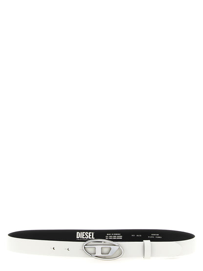 Belt by Diesel for women in leather & metal white features an distinguished design, perfectly showcasing the sophisticated craftsmanship of this distinguished 1 Dr Leather & Metal Belt.