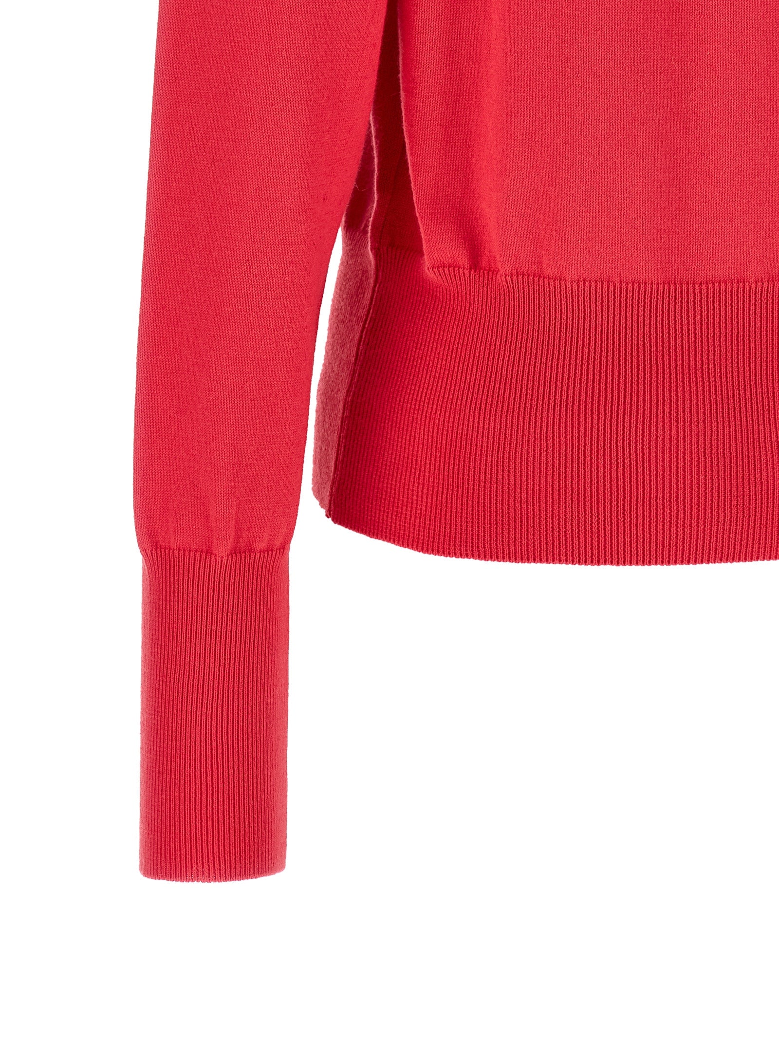 Cardigan by Vivienne Westwood for women in cashmere cotton blend amber, multicolor, red & signature showcases a luxurious silhouette, meticulously detailed with a sophisticated and for a refined finish.