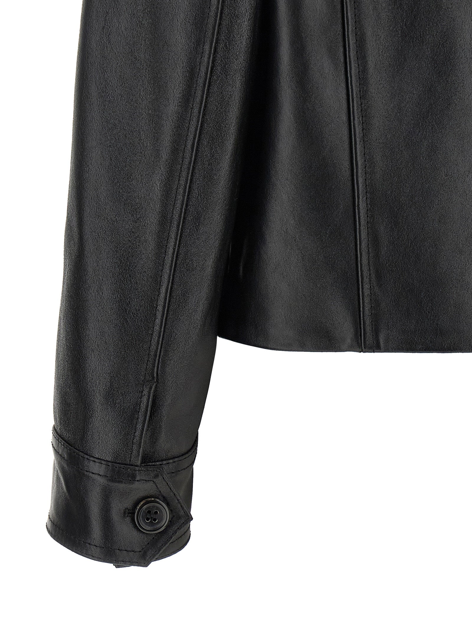 Jacket by Marni for women in calfskin suede leather black, brown & signature presents a authentic silhouette, artfully detailed with a authentic and functional pockets for a premium authentic finish.