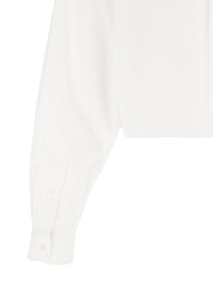 Blouse by Alexander Wang for women in cotton white showcases a sublime silhouette, artfully detailed with a sublime and for a sophisticated, sublime finish.