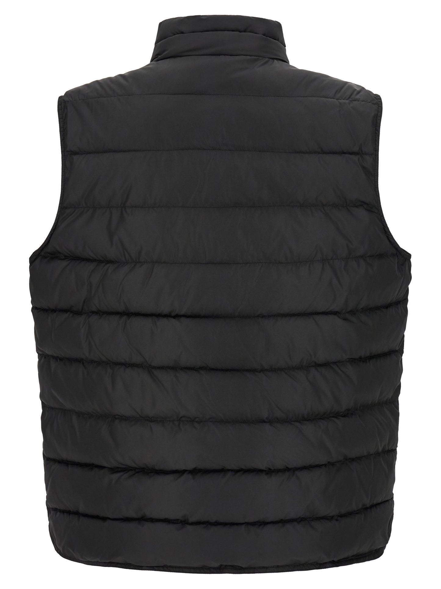 Vest by Dolce & Gabbana for men in polyester black features a stylish silhouette, showcasing distinct pockets and a refined for a truly stylish finish.